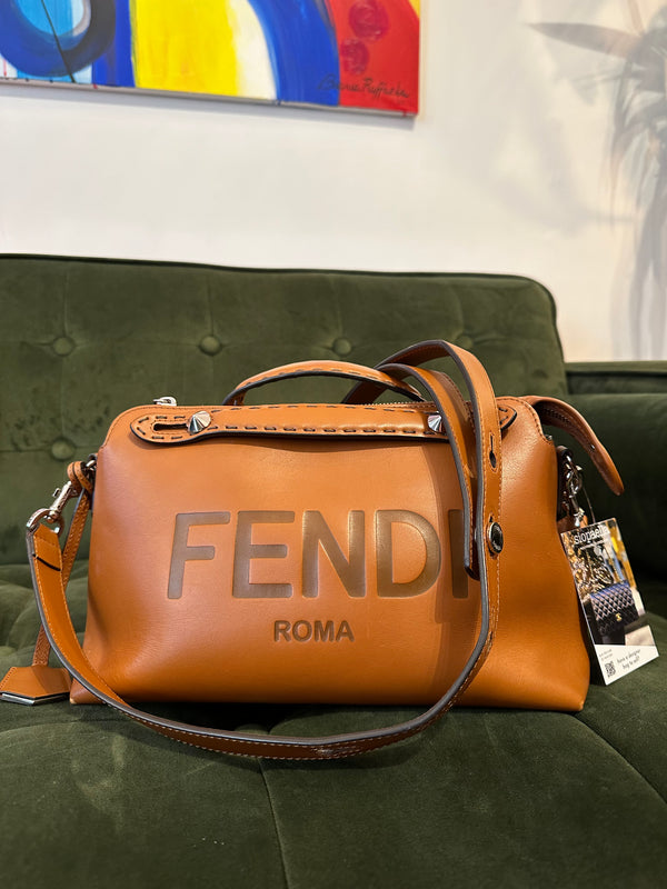 Fendi Caramel Leather By the Way Shoulder Bag