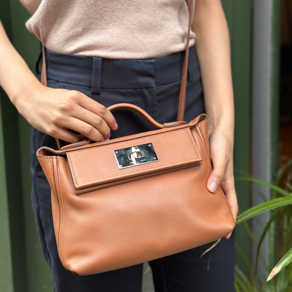 Hermès Tan Leather 24/24 Crossbody