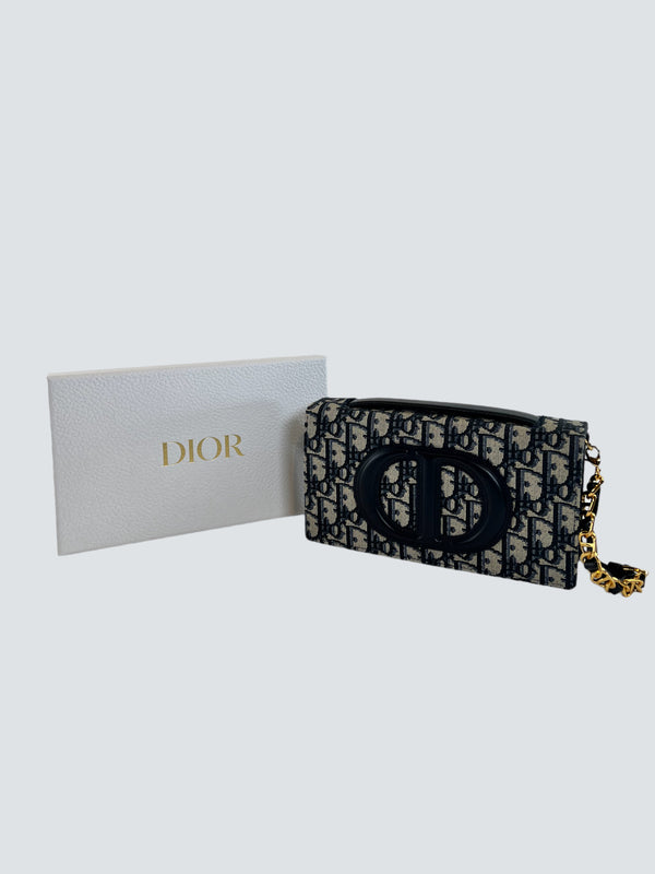 Christian Dior Monogram Canvas Wallet on Chain