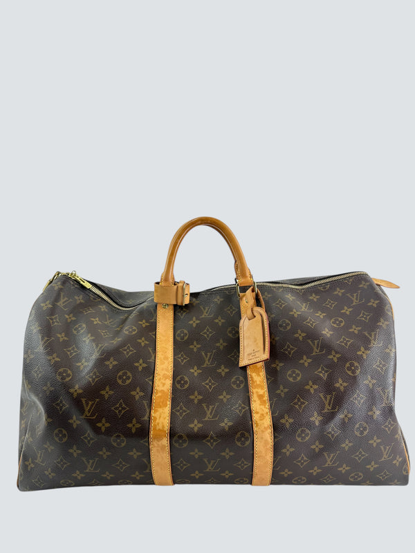 Louis Vuitton Keepall 55 Monogram Bag