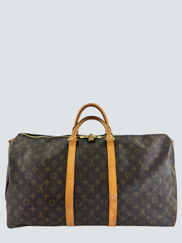 Louis Vuitton Keepall 55 Monogram Luggage