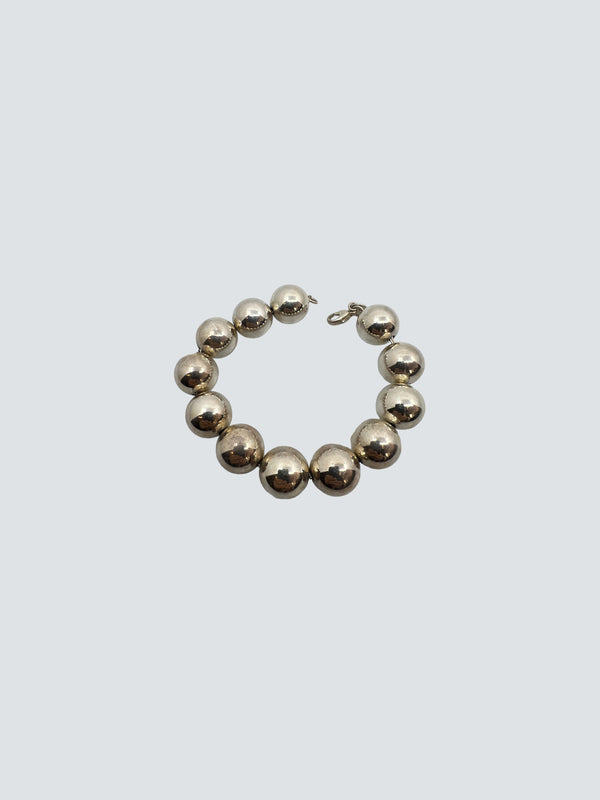 Tiffany and Co. Graduated Bead Ball Sterling Silver Bracelet