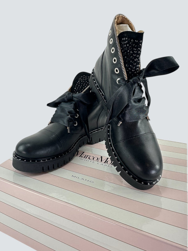 Marco Moreo Size UK 39 Black Boots