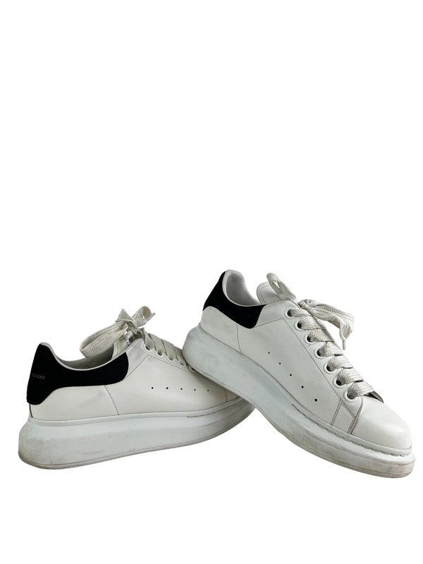 Alexander McQueen White Leather Sneakers - UK 4