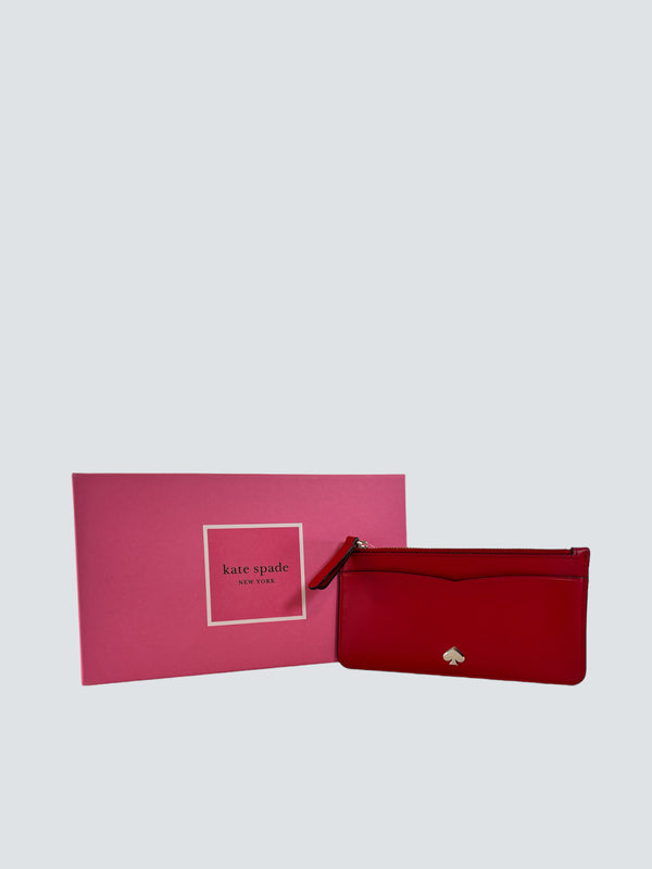 Kate Spade Red Leather Wallet