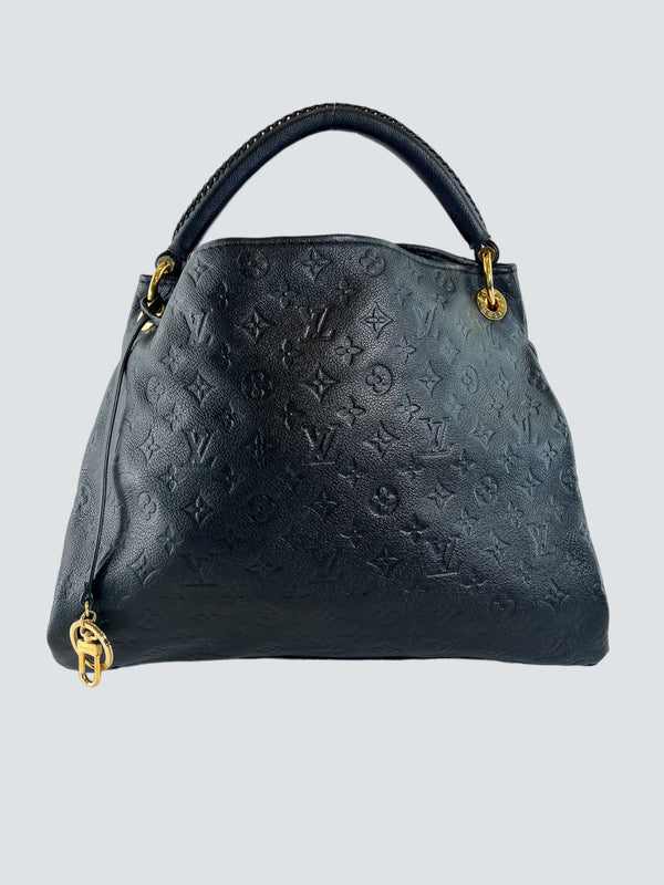 Louis Vuitton Black Empriente Leather Artsy MM