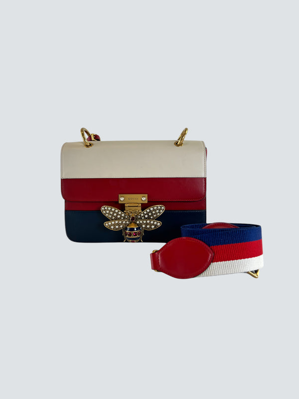 Gucci “Queen Margaret” Multi Colour Leather Shoulder Bag