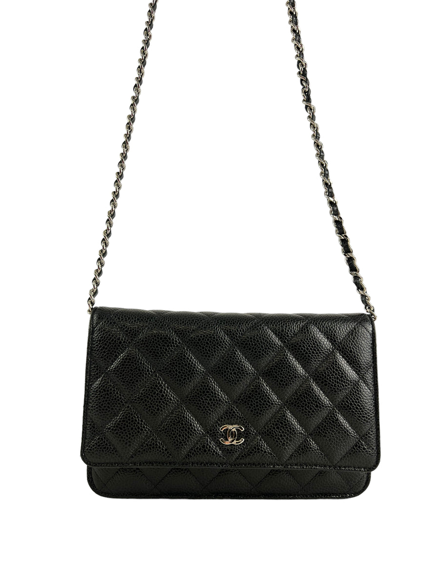 Chanel Black WOC Silver Hardwear Handbag – Siopaella Designer Exchange