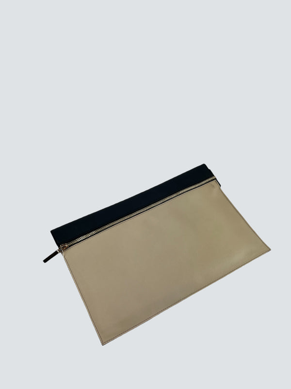 Victoria Beckham Cream Clutch
