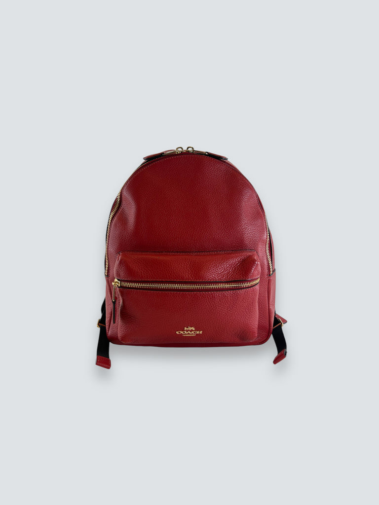 coach academy backpack red Coach Red Backpack – Siopaella Designer Exchange