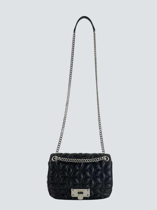 Michael Kors Black Leather Crossbody