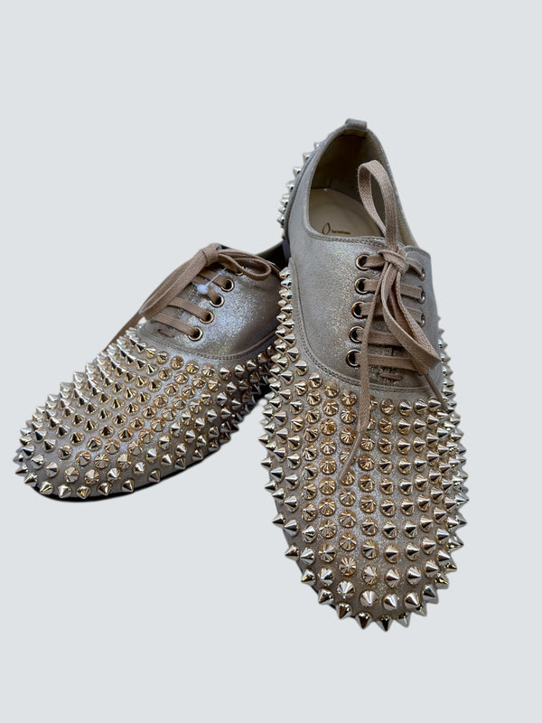 Louboutins Size UK 3.5 Nude Shoes