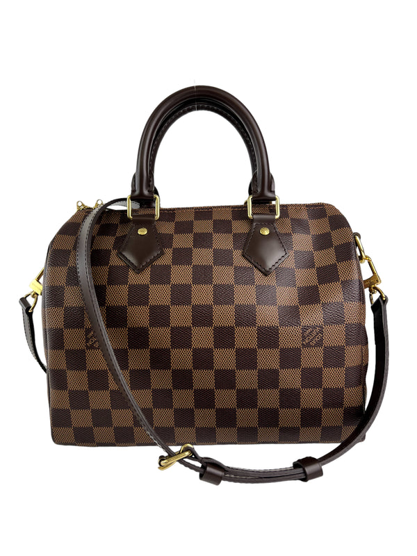 Louis Vuitton Damier Speedy 25 Bandoulier Handbag