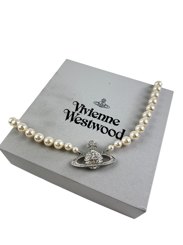 Vivienne Westwood Pearl Choker Necklace