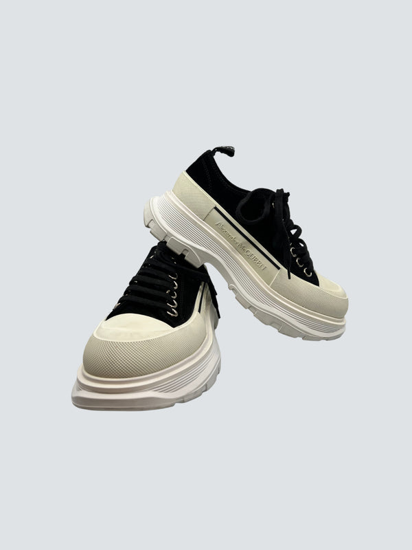 Alexander McQueen Black & White Shoes - UKK 4.5