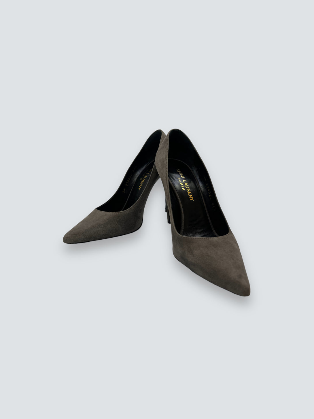 YSL Yves Saint Laurent Size Grey Suede Shoes – Siopaella