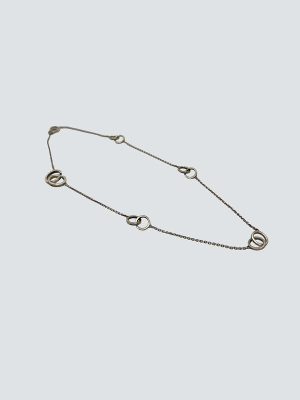 Tiffany and Co. Sterling Silver Interlocking Circles Necklace