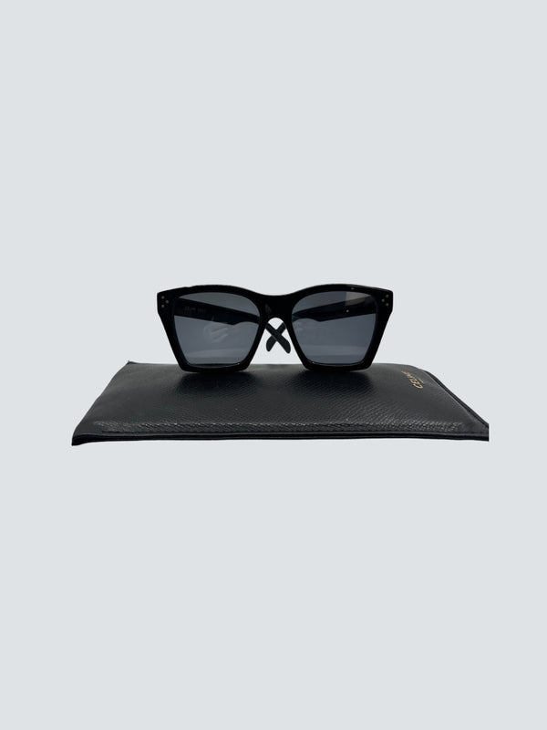 Celine Black Square Cat Eye Sunglasses