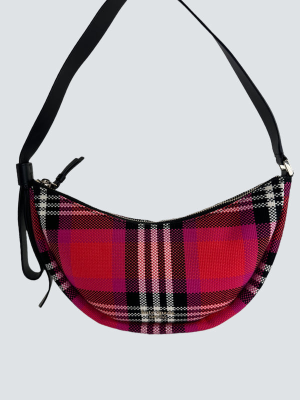 Kate Spade Tartan Canvas Shoulder Bag