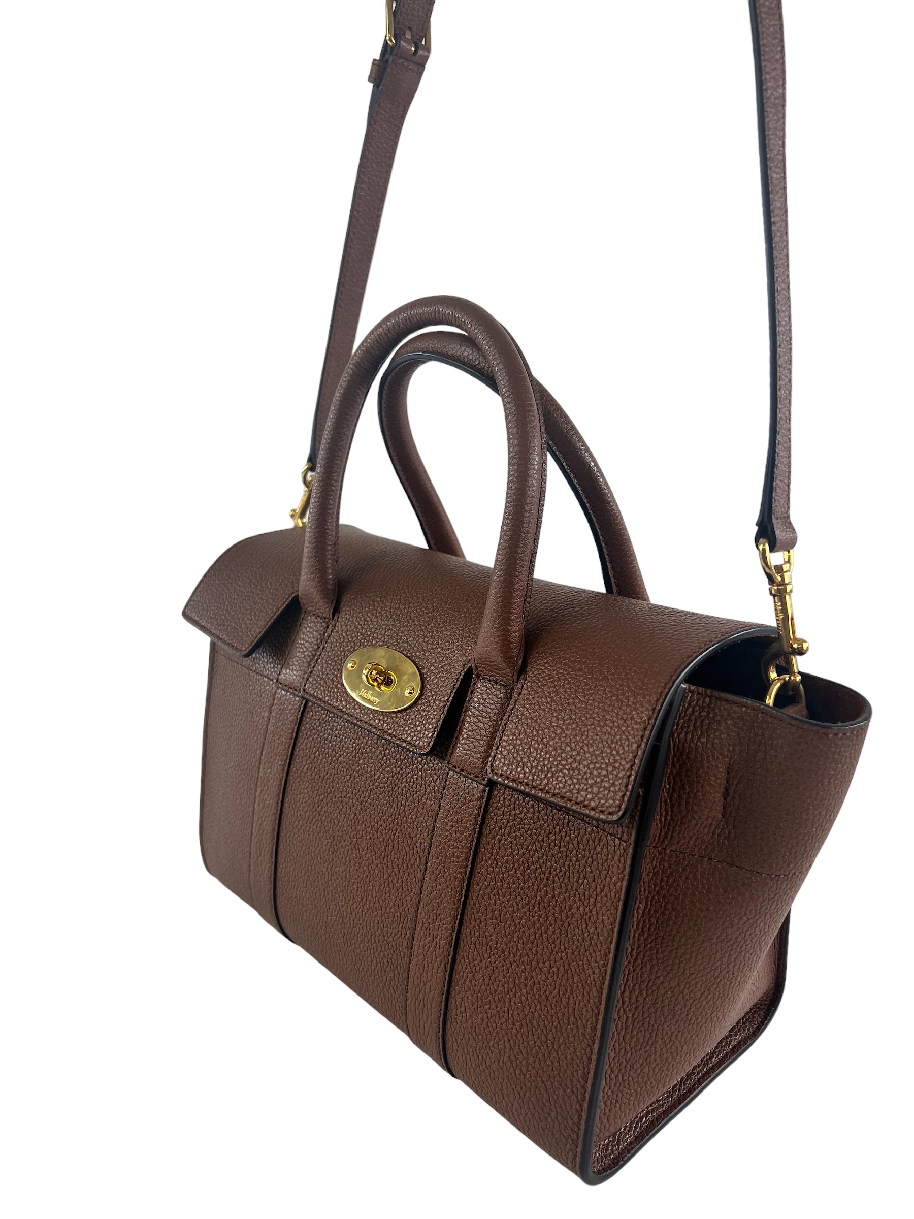 Mulberry Brown Mini Bayswater Handbag – Siopaella Designer Exchange