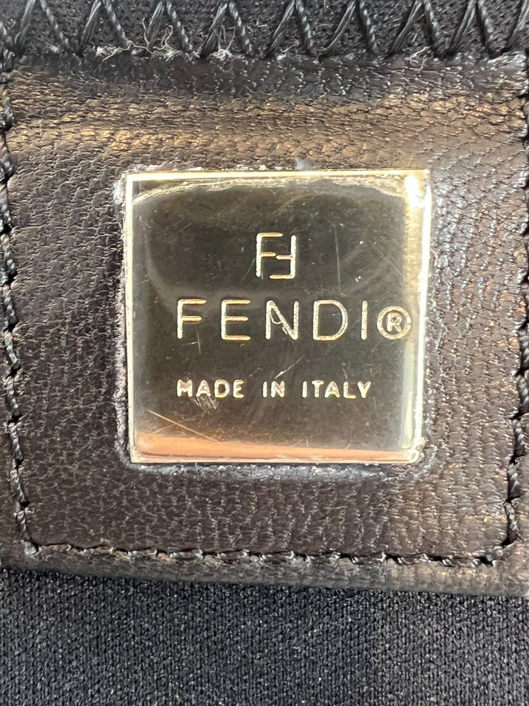 Fendi Black Nylon Mama Baguette Shoulder Bag – Siopaella Designer