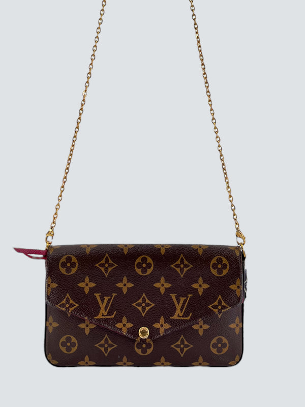 Louis Vuitton Monogram Canvas Felicie Crossbody