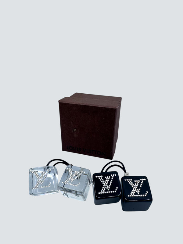 Louis Vuitton Inclusion Hair Cubes -  Set of Two