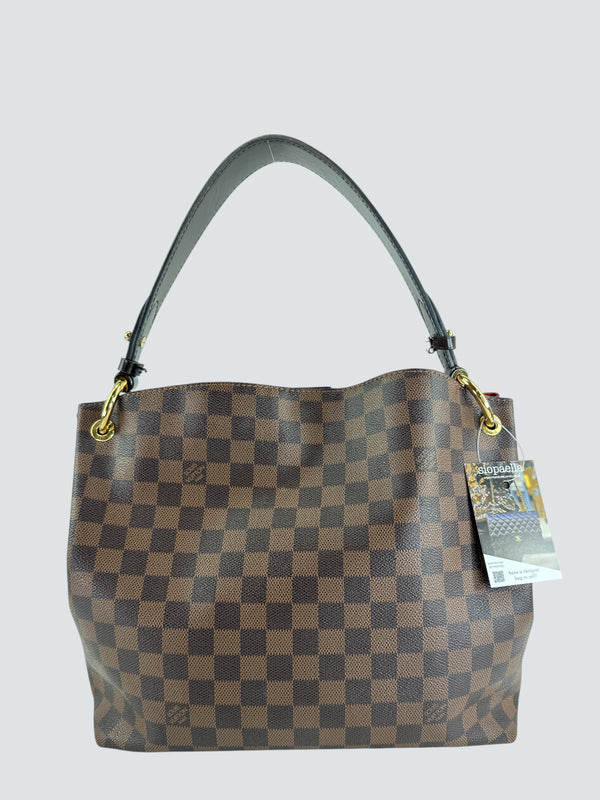 Louis Vuitton Damier Ebene Canvas Graceful MM Hobo
