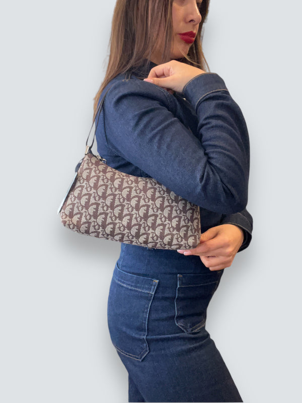 Christian Dior Monogram Canvas "Trotter" Pochette