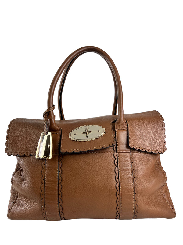 Mulberry Caramel Brown Leather Bayswater Tote