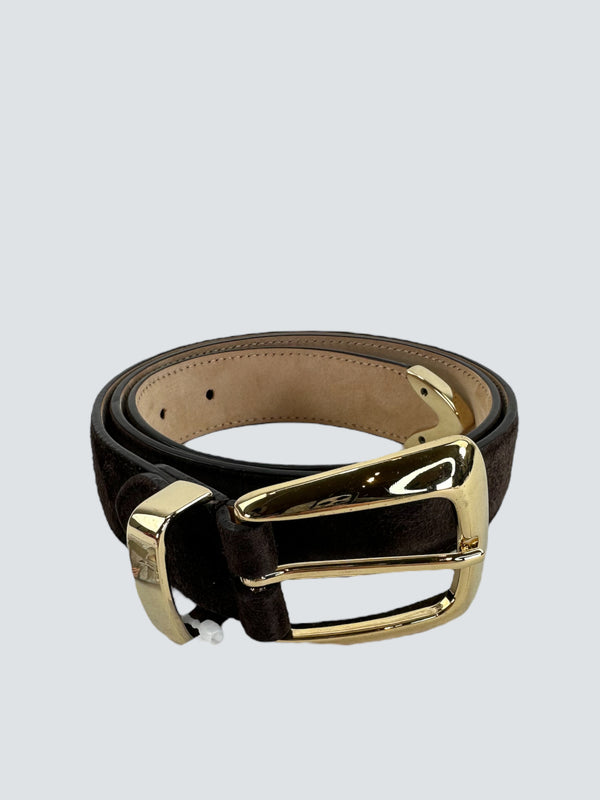 Khaite Brown Leather BeltSize 85cm/34''