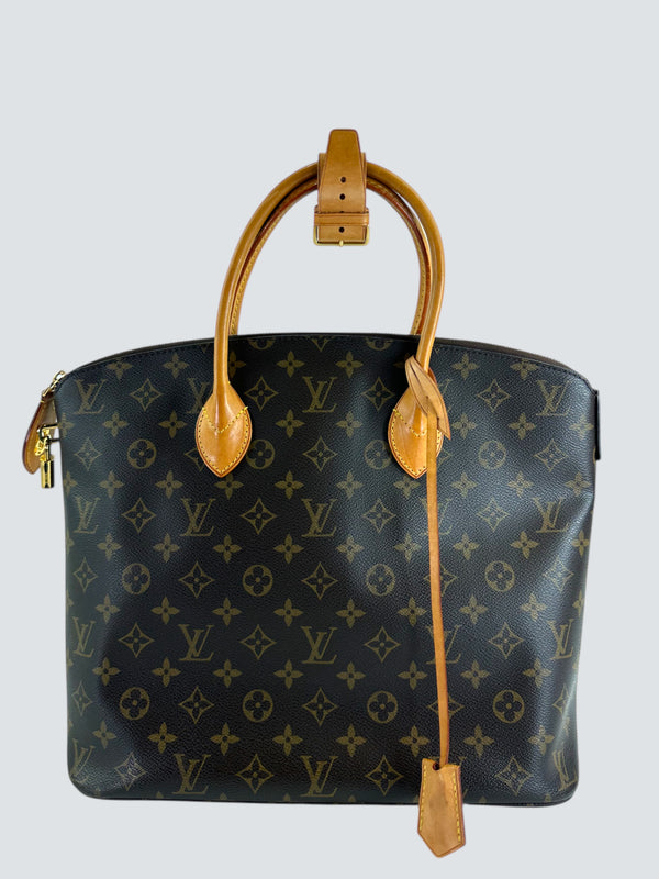 Louis Vuitton Monogram Canvas Lockit MM Tote