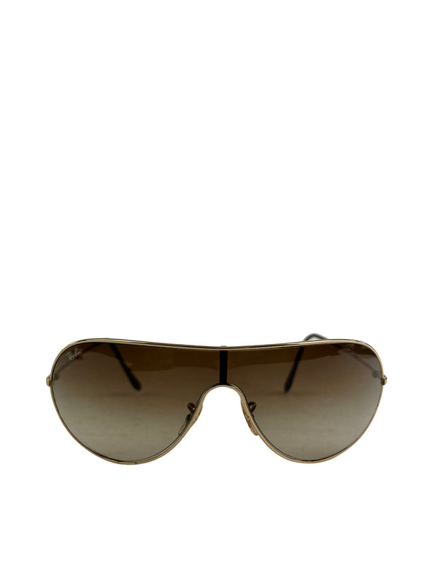 Raybans Gold Tone Sunglasses