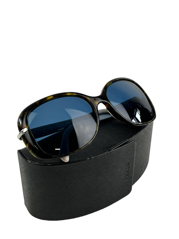Prada Blue Oval Sunglasses