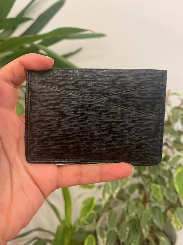 Furla Black Leather Cardholder