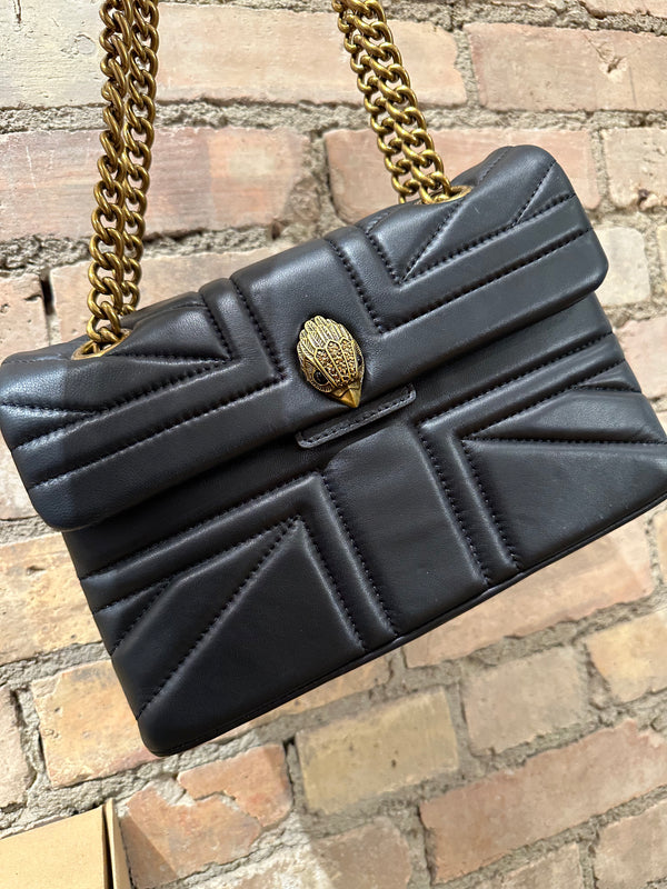 Kurt Geiger Black Leather Handbag