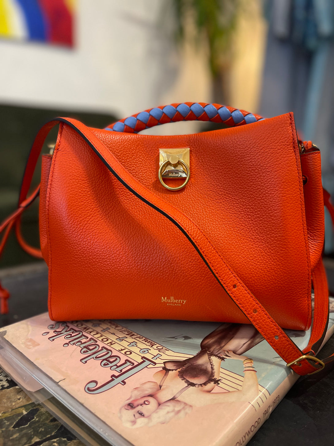 Mulberry Coral Iris Handbag Siopaella Designer Exchange