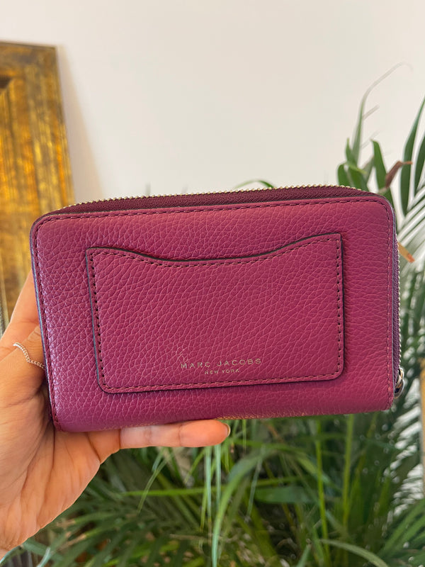 Marc Jacobs Fushia Leather Wallet