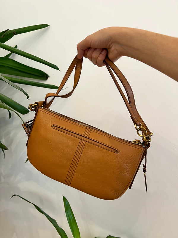 Fossil Tan Leather Handbag