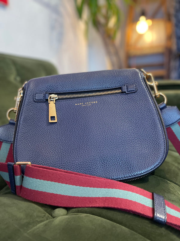 PART PAYMENT ONLY - Marc Jacobs Navy Leather Large Recruit Crossbody