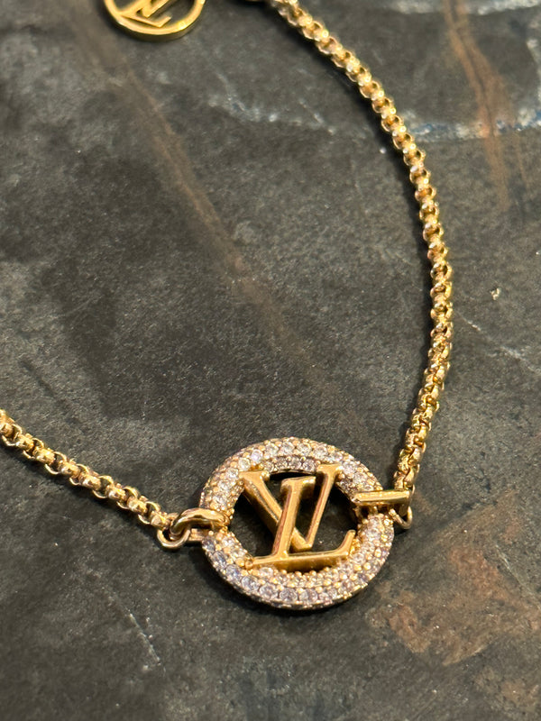 Louis Vuitton Goldtone Bracelet