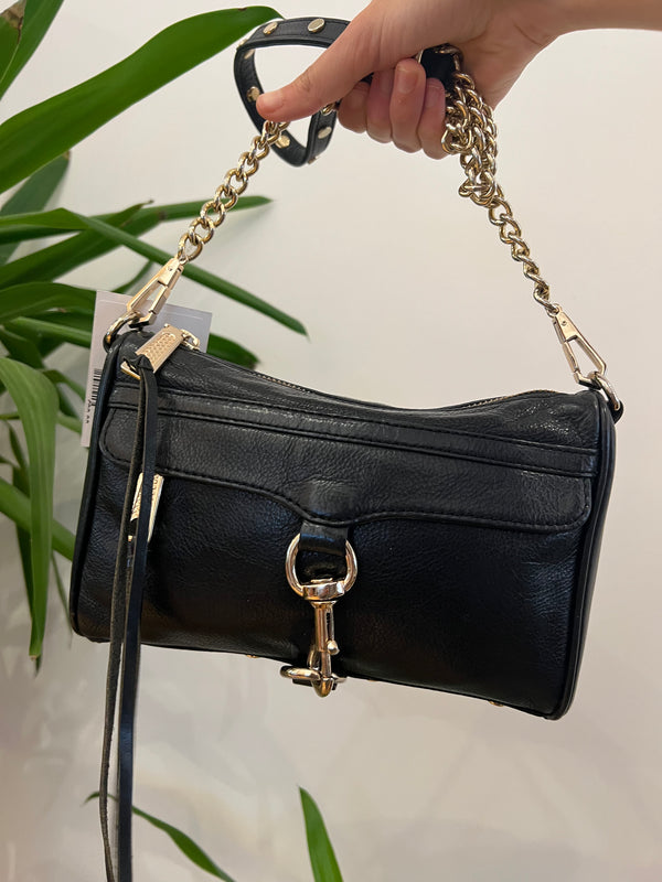 Rebecca Minkoff Black Leather Handbag