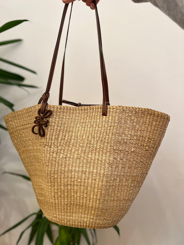 Loewe Tan Basket Handbag
