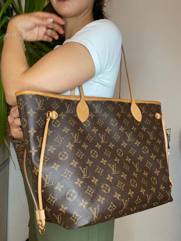 Louis Vuitton Monogram Neverfull MM  Handbag
