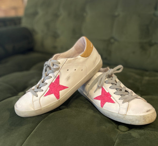 Golden Goose Size Uk 5 Pink Trainers