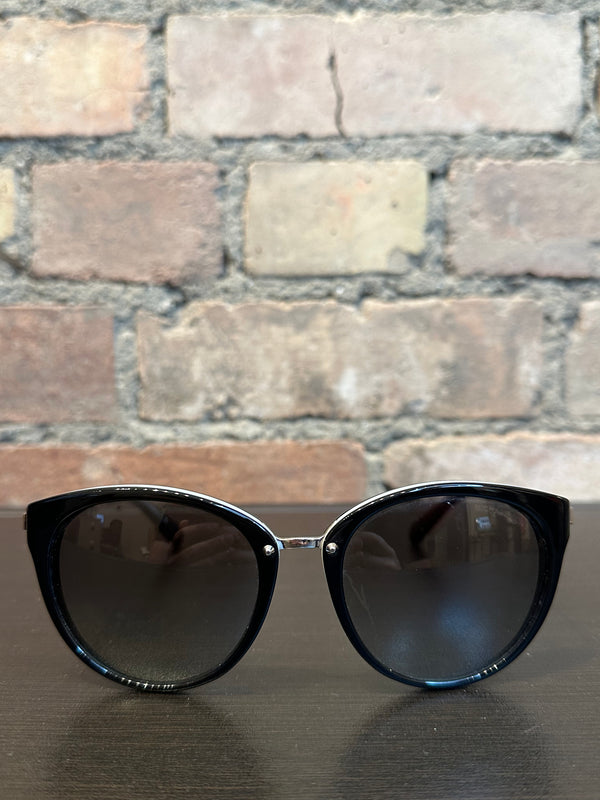 Michael Kors Black & White Cateye Sunglasses