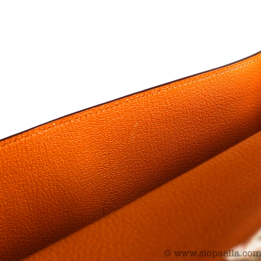 Hermès Kelly 35 in Retourne Orange - Siopaella Designer Exchange