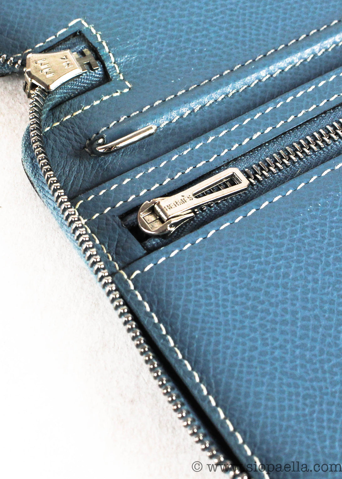 Hermes Zip Leather Adgenda Cover/Wallet - Siopaella Designer Exchange