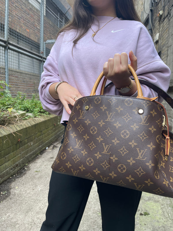 Louis Vuitton Monogram Montaigne Handbag (MM Size)