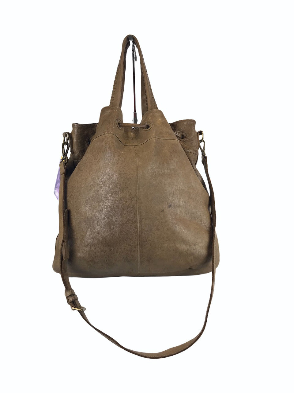 Massimo Dutti Brown Woven Leather Bucket Bag - As Seen On Instagram 09/09/2020 - Siopaella Designer Exchange